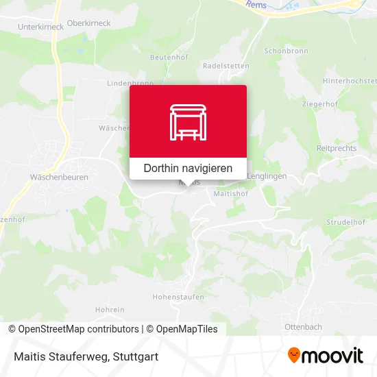 Maitis Stauferweg Karte