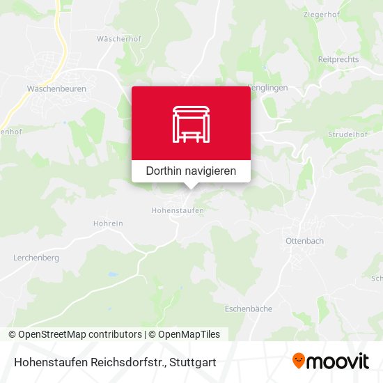 Hohenstaufen Reichsdorfstr. Karte
