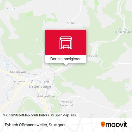Eybach Oßmannsweiler Karte