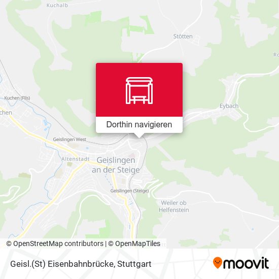 Geisl.(St) Eisenbahnbrücke Karte
