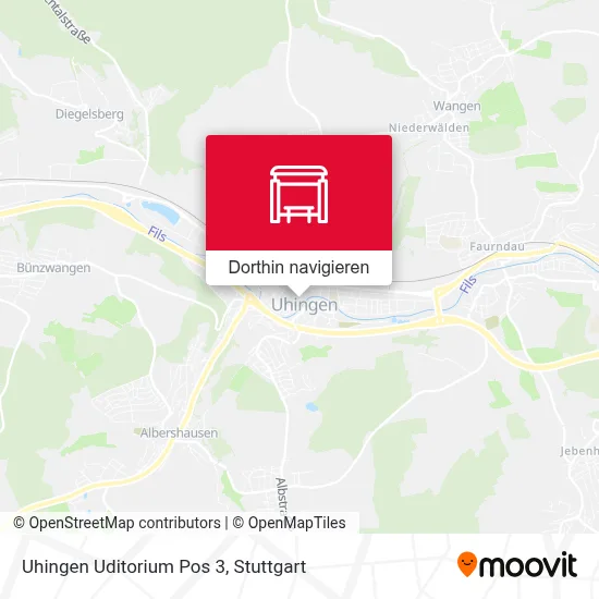 Uhingen Uditorium Pos 3 Karte