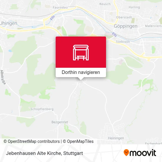 Jebenhausen Alte Kirche Karte