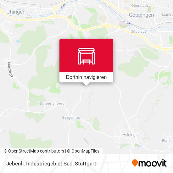 Jebenh. Industriegebiet Süd Karte