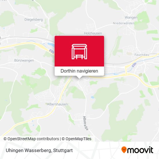 Uhingen Wasserberg Karte