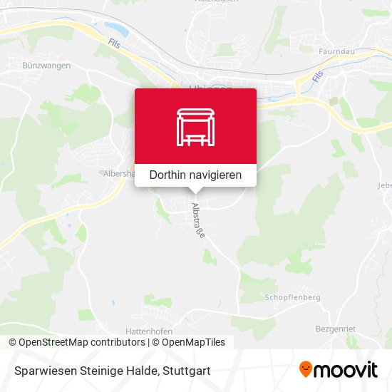 Sparwiesen Steinige Halde Karte