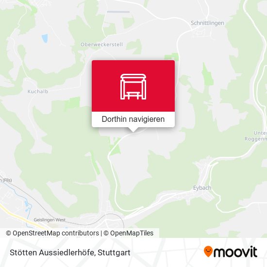 Stötten Aussiedlerhöfe Karte