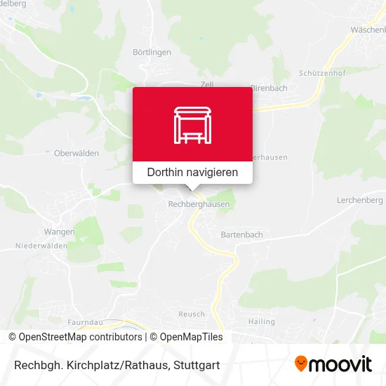 Rechbgh. Kirchplatz/Rathaus Karte