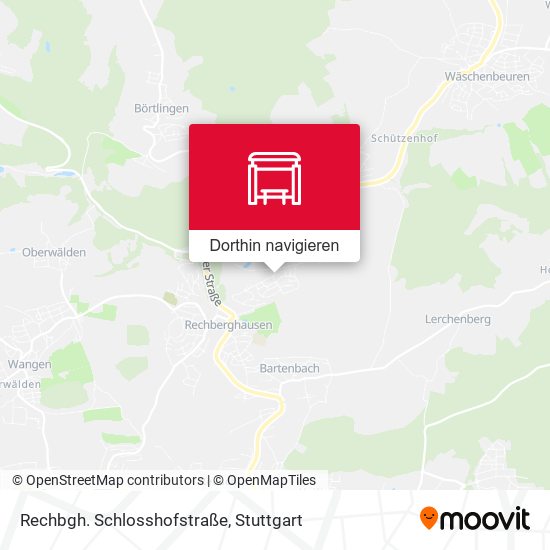 Rechbgh. Schlosshofstraße Karte