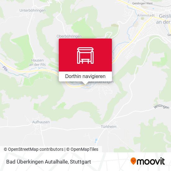 Bad Überkingen Autalhalle Karte