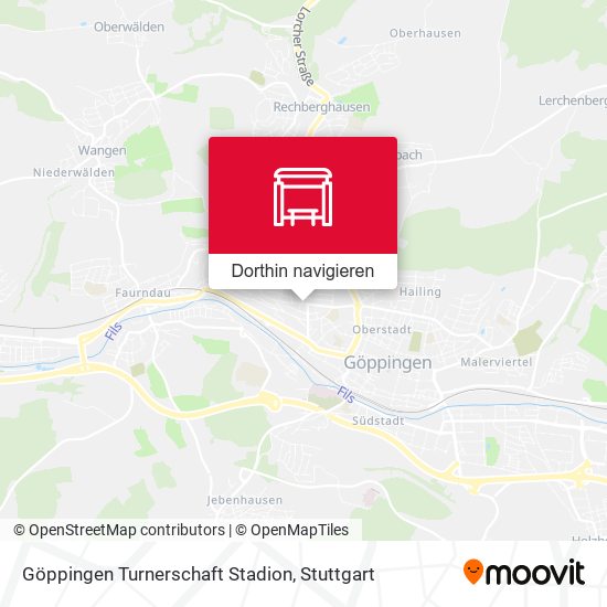 Göppingen Turnerschaft Stadion Karte