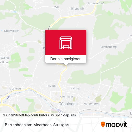 Bartenbach am Meerbach Karte