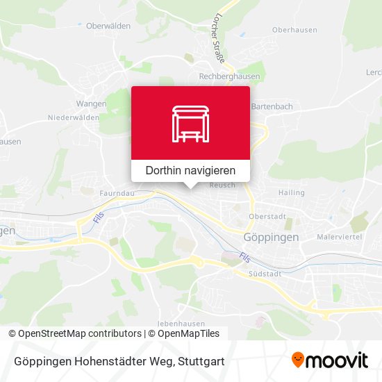 Göppingen Hohenstädter Weg Karte