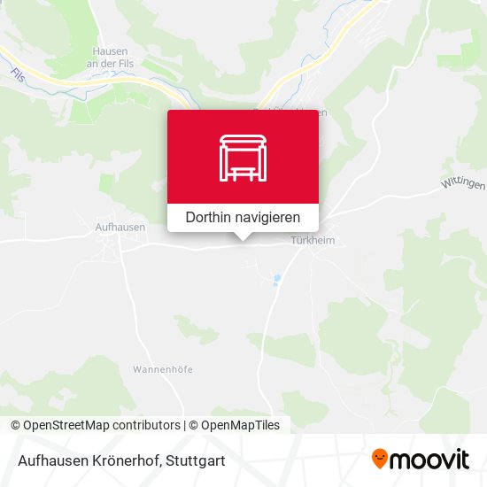 Aufhausen Krönerhof Karte