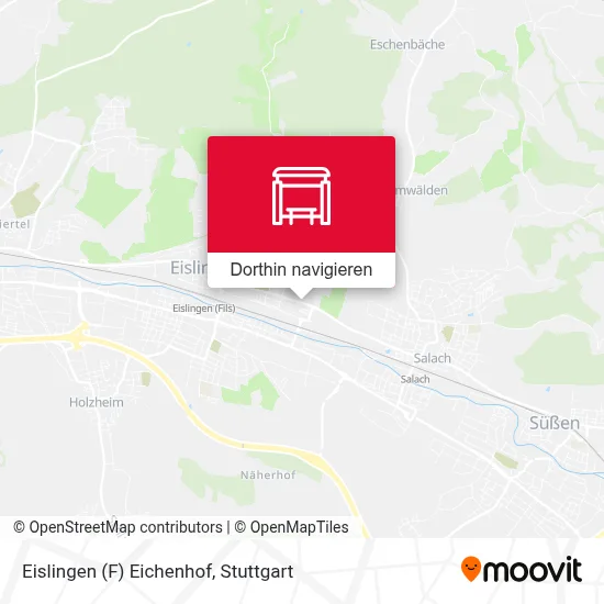 Eislingen (F) Eichenhof Karte