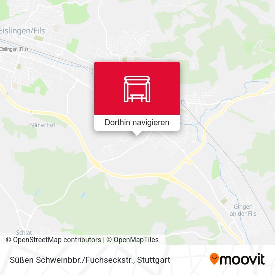 Süßen Schweinbbr./Fuchseckstr. Karte