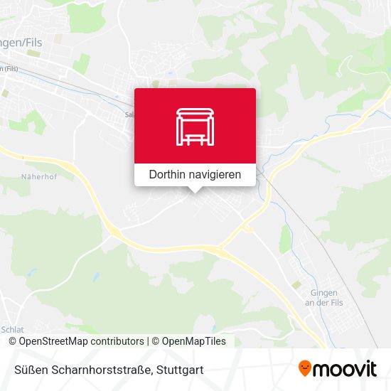 Süßen Scharnhorststraße Karte
