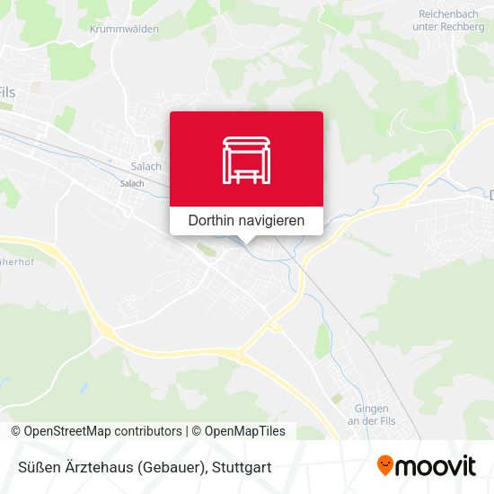 Süßen Ärztehaus (Gebauer) Karte