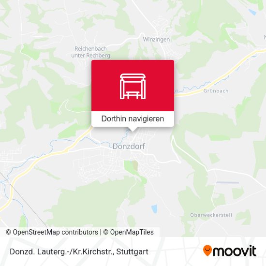 Donzd. Lauterg.-/Kr.Kirchstr. Karte