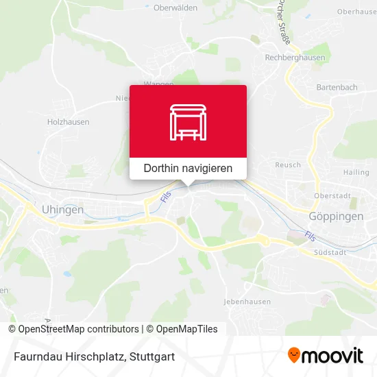 Faurndau Hirschplatz Karte