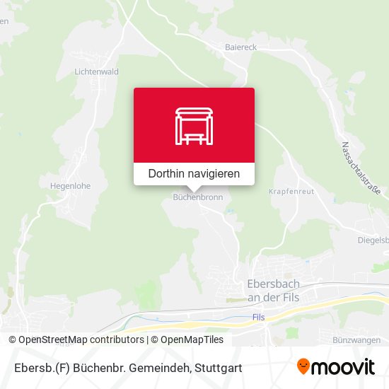 Ebersb.(F) Büchenbr. Gemeindeh Karte