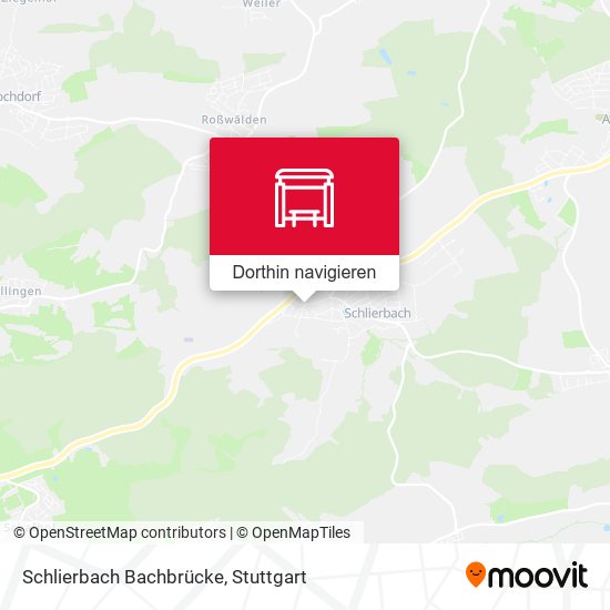 Schlierbach Bachbrücke Karte