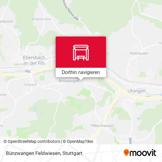 Bünzwangen Feldwiesen Karte