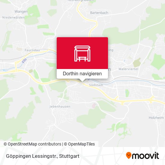 Göppingen Lessingstr. Karte