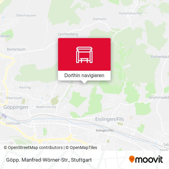 Göpp. Manfred-Wörner-Str. Karte
