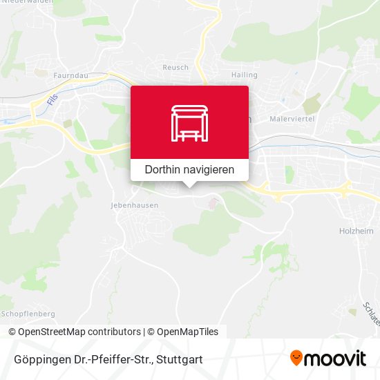 Göppingen Dr.-Pfeiffer-Str. Karte