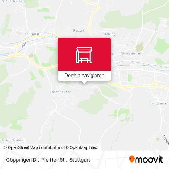 Göppingen Dr.-Pfeiffer-Str. Karte