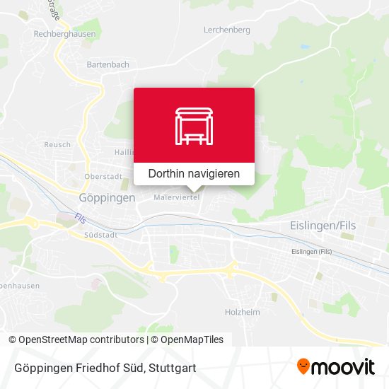 Göppingen Friedhof Süd Karte