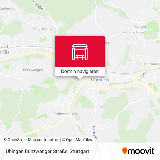 Uhingen Bünzwanger Straße Karte