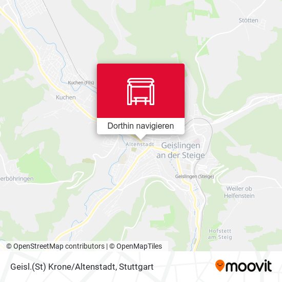 Geisl.(St) Krone/Altenstadt Karte