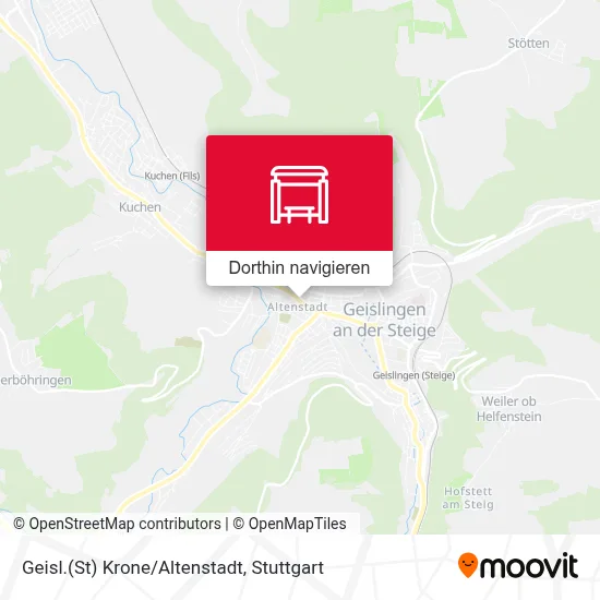 Geisl.(St) Krone/Altenstadt Karte