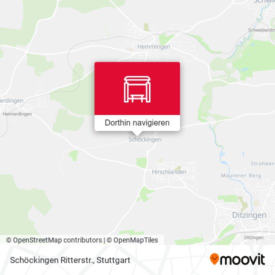 Schöckingen Ritterstr. Karte