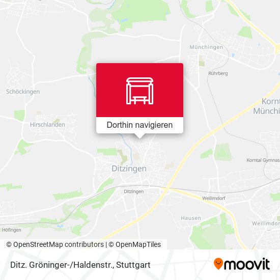 Ditz. Gröninger-/Haldenstr. Karte