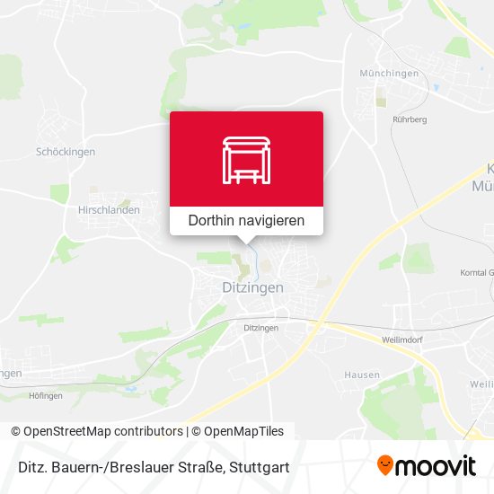 Ditz. Bauern-/Breslauer Straße Karte