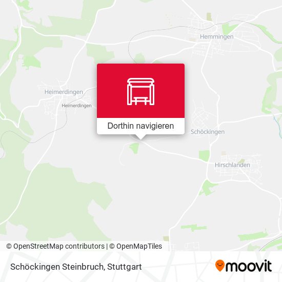 Schöckingen Steinbruch Karte