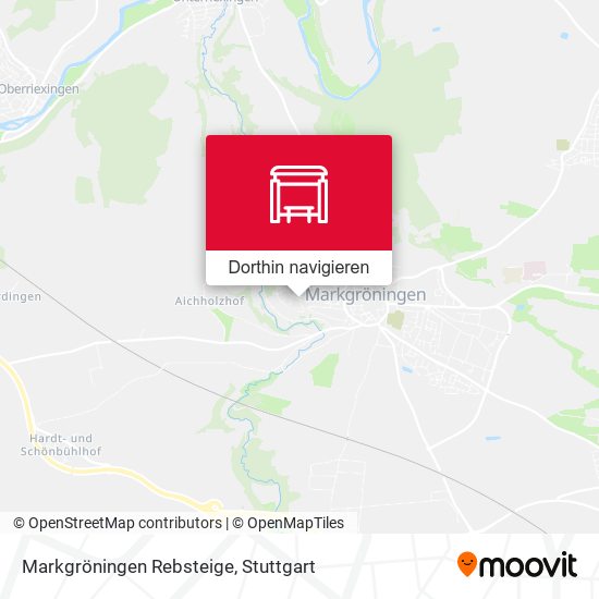 Markgröningen Rebsteige Karte