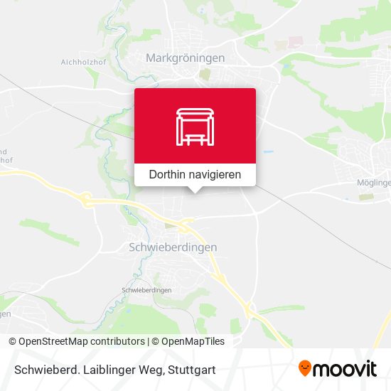 Schwieberd. Laiblinger Weg Karte