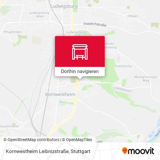 Kornwestheim Leibnizstraße Karte