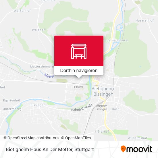 Bietigheim Haus An Der Metter Karte