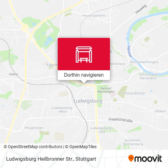 Ludwigsburg Heilbronner Str. Karte
