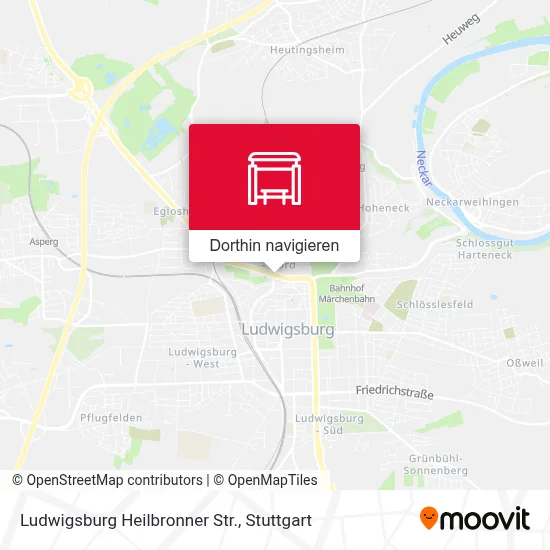 Ludwigsburg Heilbronner Str. Karte