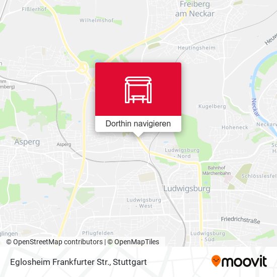 Eglosheim Frankfurter Str. Karte