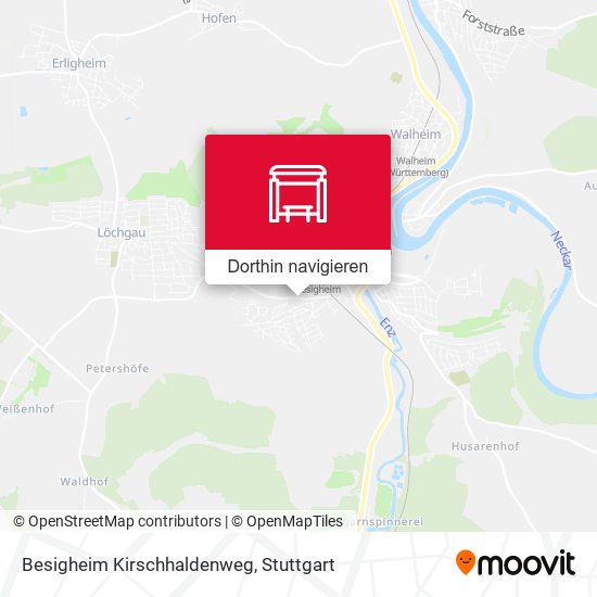 Besigheim Kirschhaldenweg Karte