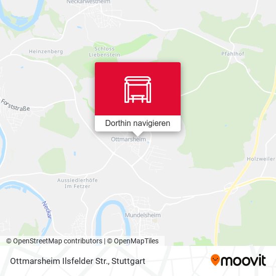 Ottmarsheim Ilsfelder Str. Karte