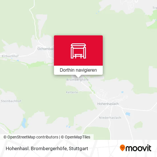 Hohenhasl. Brombergerhöfe Karte