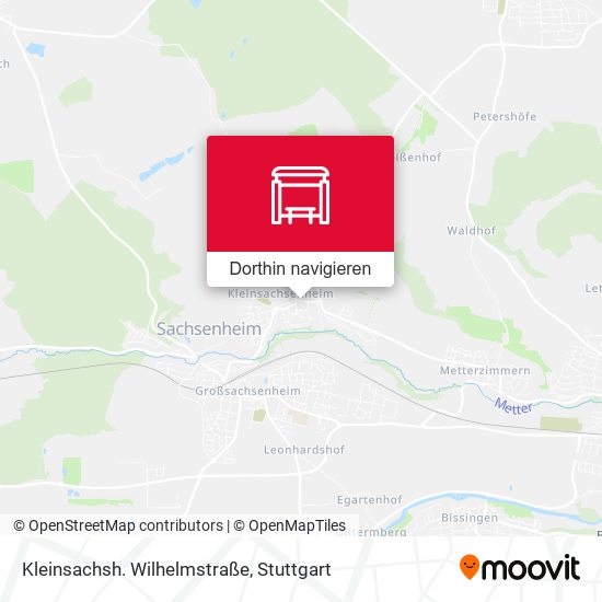 Kleinsachsh. Wilhelmstraße Karte