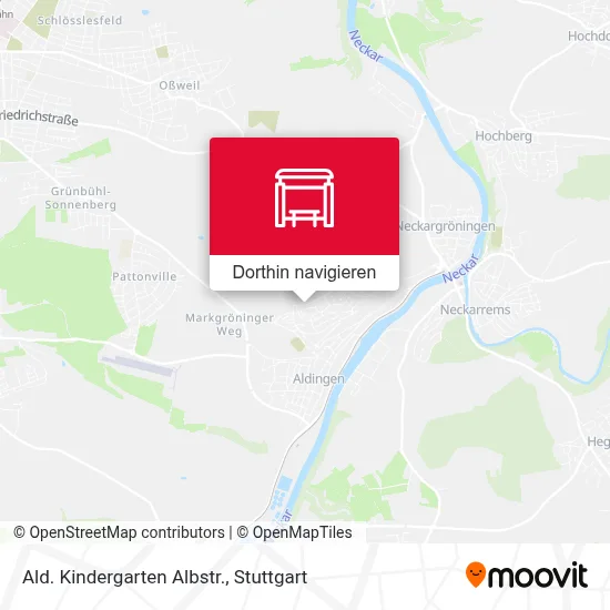 Ald. Kindergarten Albstr. Karte